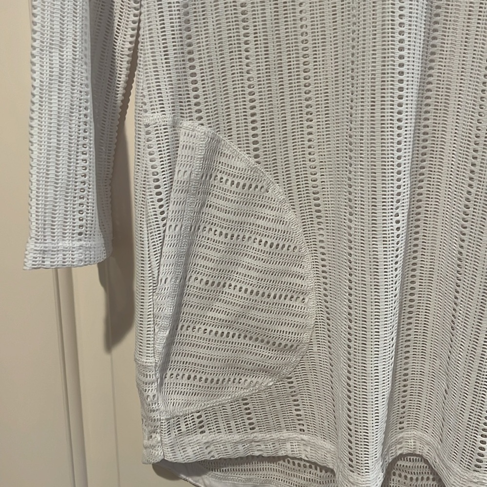 PrAna TWO BEACH TUNIC Small Women's Cover Up Hooded with Pockets - Picture 2 of 9